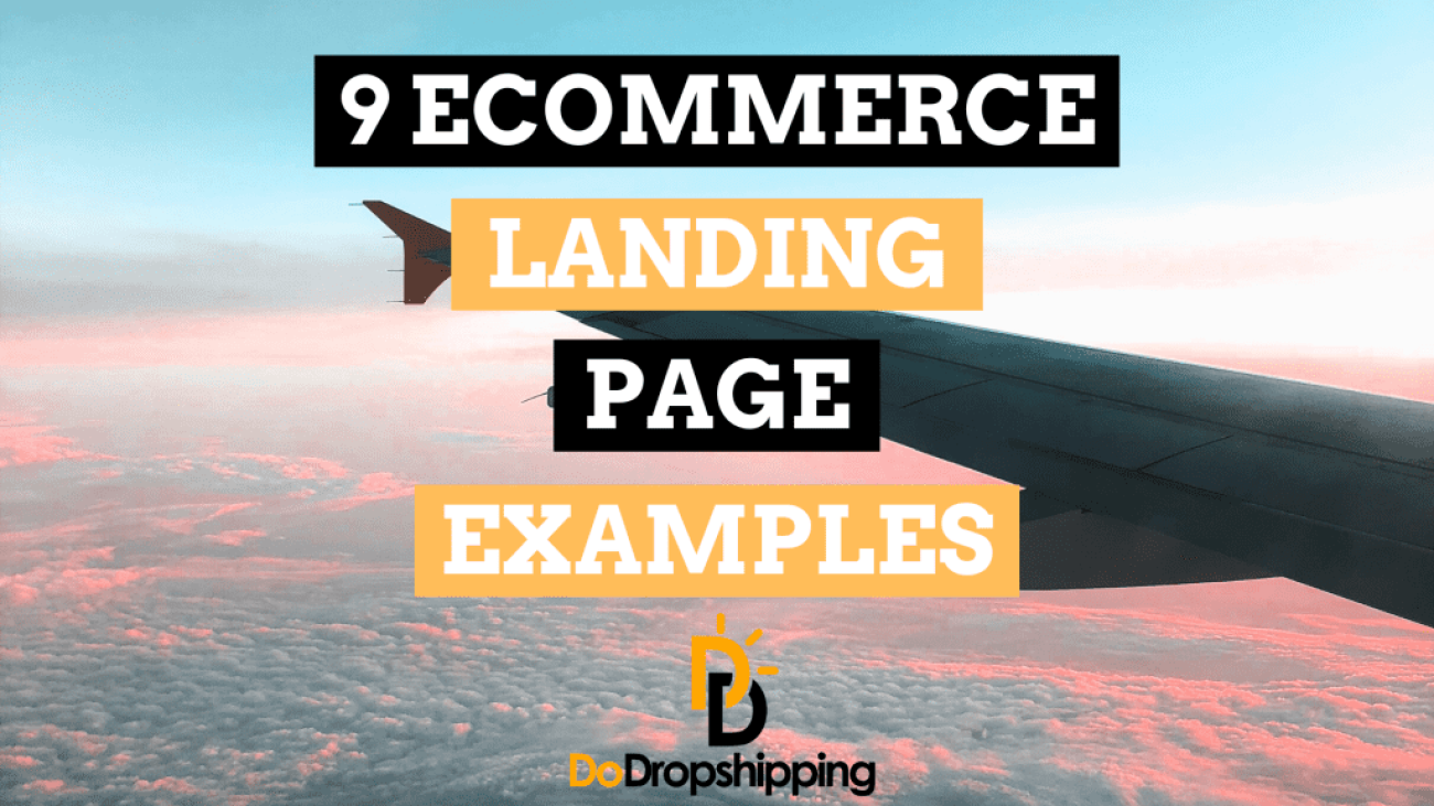 ecommerce landing page